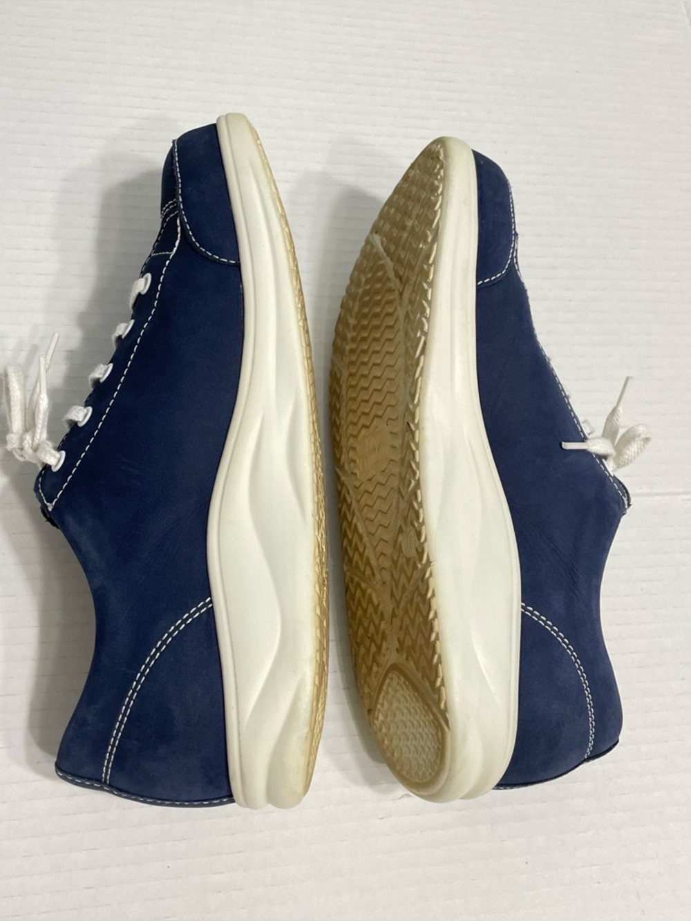 Ikebukuro Finn Comfort sneakers Blue lace up Women size 9 - Picture 7 of 10